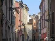 Parma, colores pasteles y bicicletas