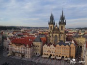 Praga, desde el reloj astrónomico