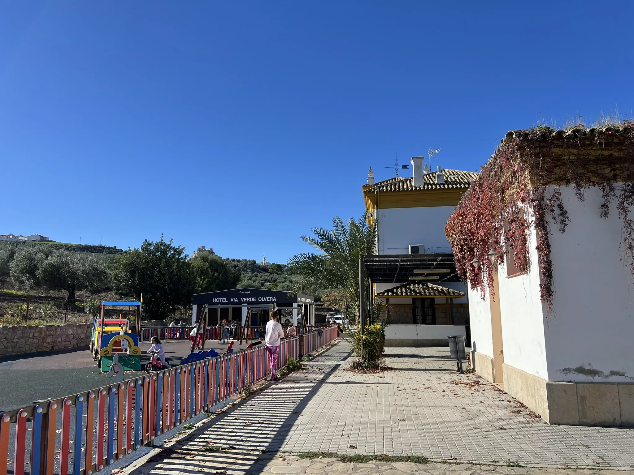 Via verde de la sierra con niños