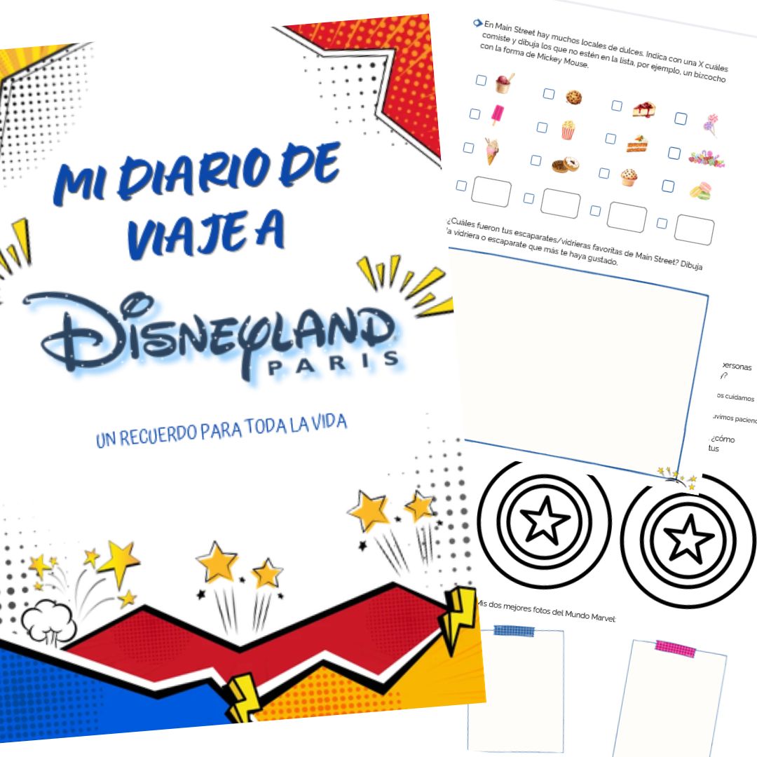 Diario de viaje DISNEYLAND PARÍS - SUPERHÉROES Y SUPERHEROÍNAS (pdf)